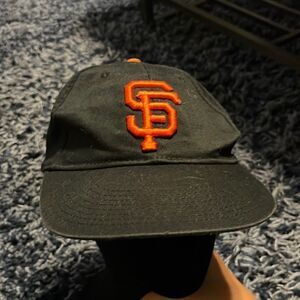 San Francisco Giants - black and orange - baseball hat - SnapBack